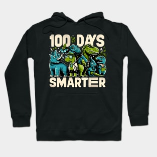 100 Days Smarter - Dinosaurs Hoodie